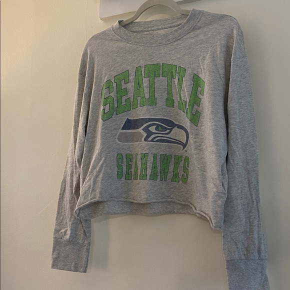 abercrombie NFL seattle seahawks cropped tee - Picture 2 of 5
